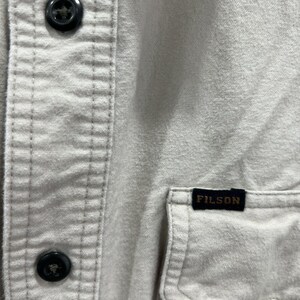 Mens Filson Field Flannel Button Up Shirt 3XL image 5