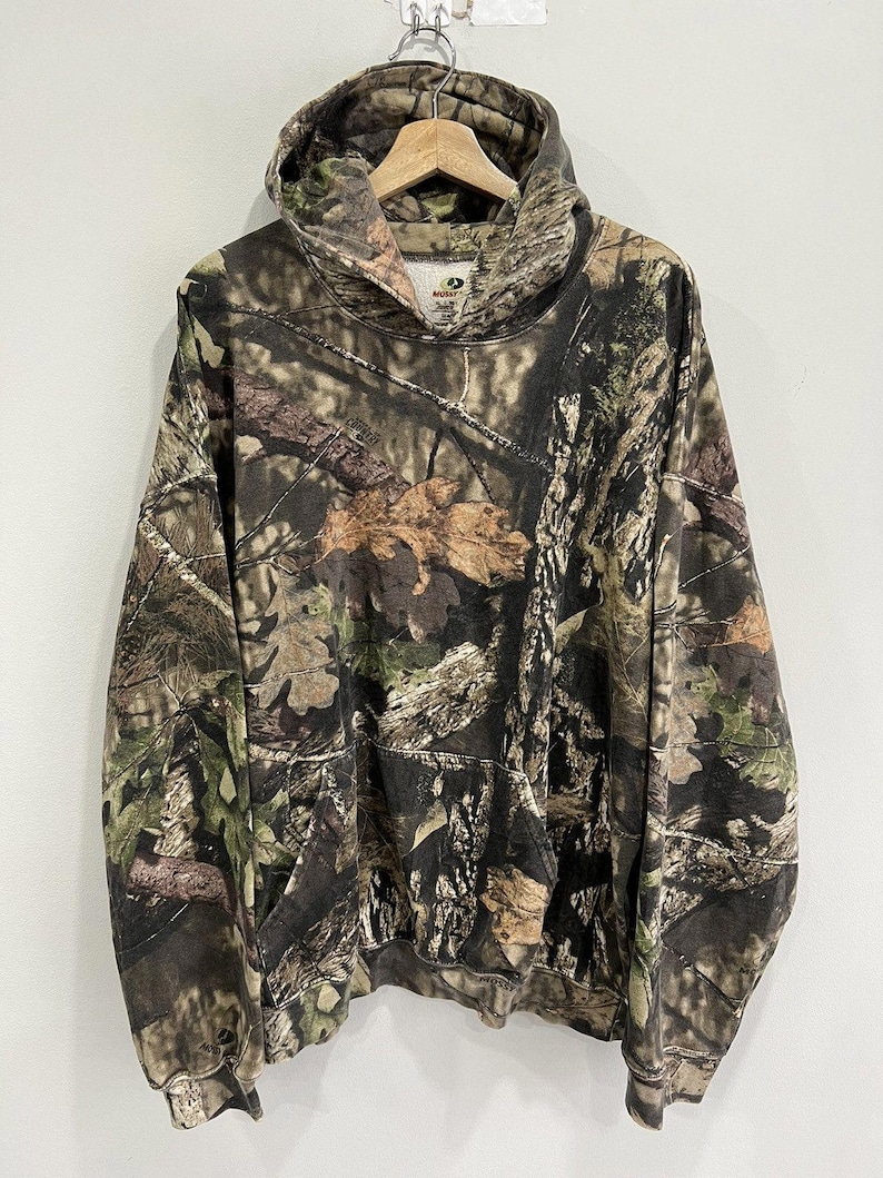 Vintage Camo Real Tree Mossy Oak hoodietrui afbeelding 1