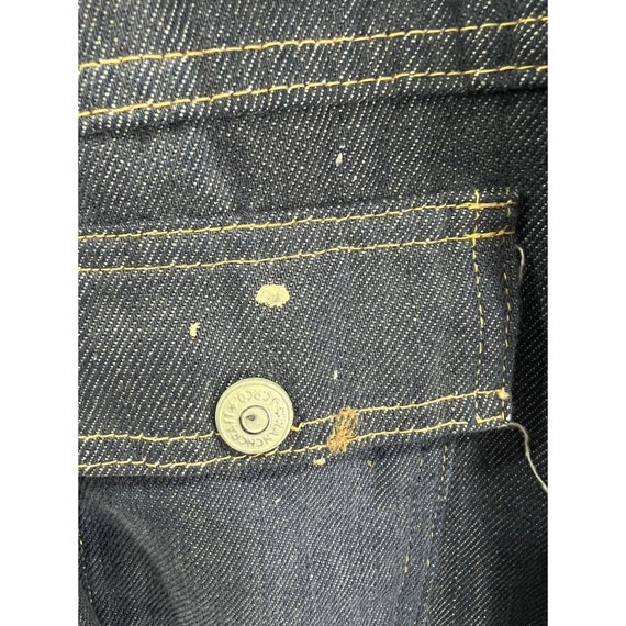 Vtg 70s JC Penney Denim Paint Splattered jacket r… - image 6