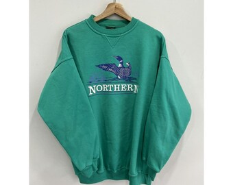 Vintage 90s Northern Reflections Duck sweater sweatshirt