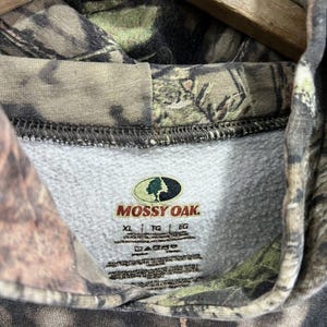 Vintage Camo Real Tree Mossy Oak hoodietrui afbeelding 4