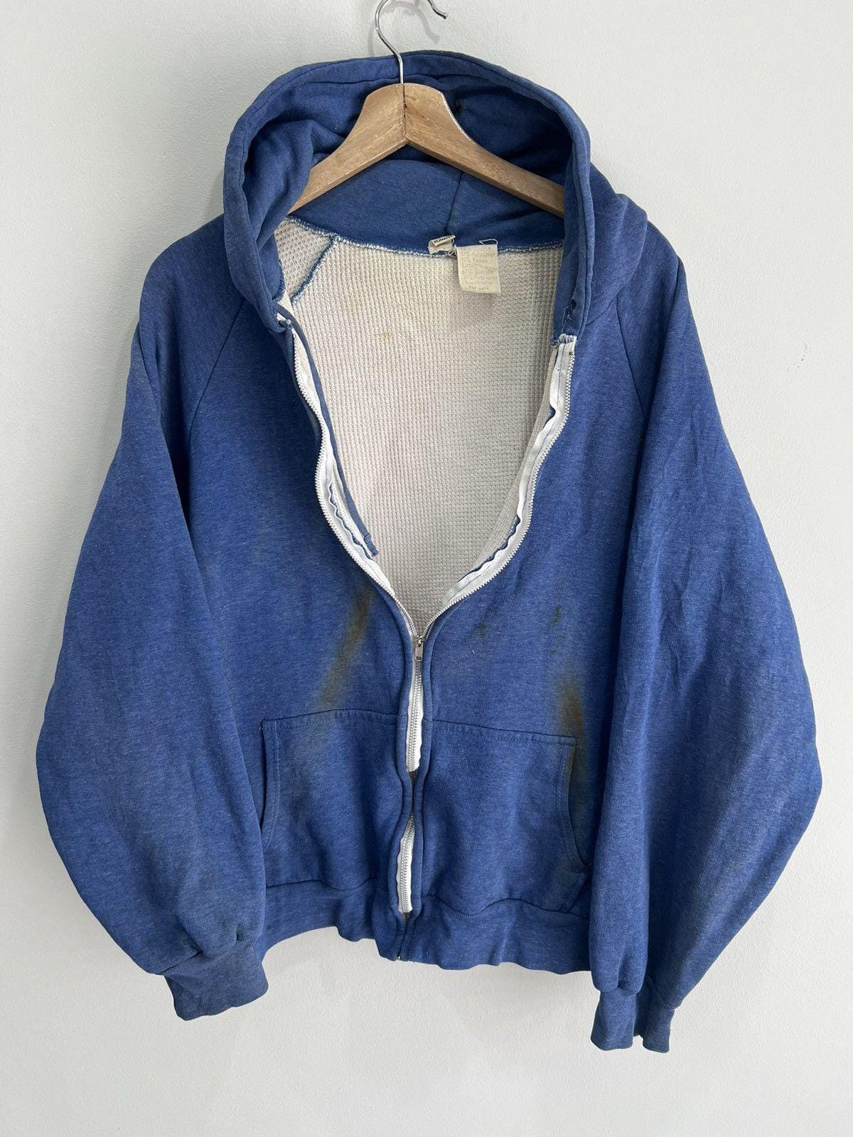 Vintage Faded Zip Hoodie - Etsy