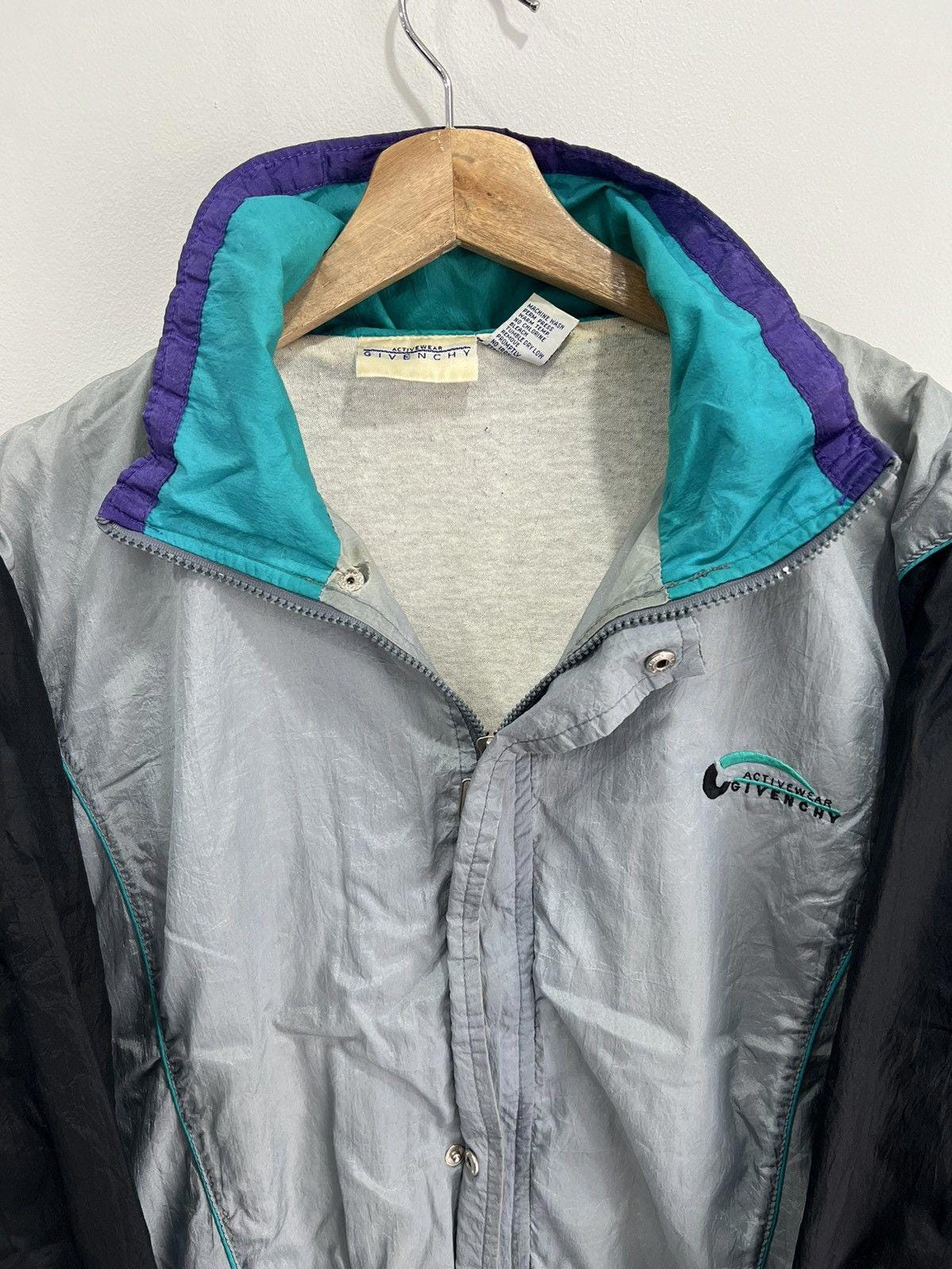 Vintage 80s Givenchy Track Jacket Top Zip up Windbreaker - Etsy