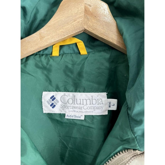 Vintage Columbia Light Windbreaker jacket green b… - image 3