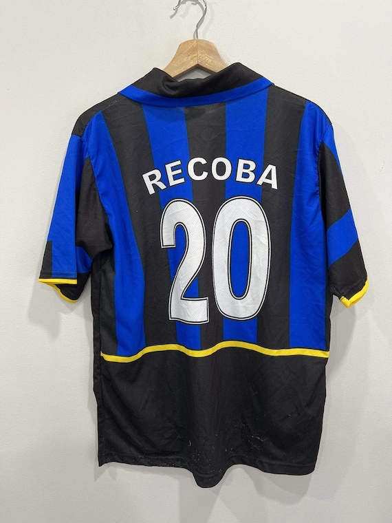 Vintage Inter Milan Recoba Soccer Jersey Pirelli - Etsy