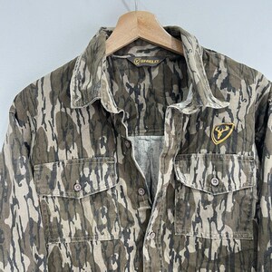 Vintage Camo Button Up shirt real tree mossy oaks image 3