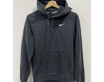 Sudadera con capucha Nike Y2K vintage con cuadros swoosh
