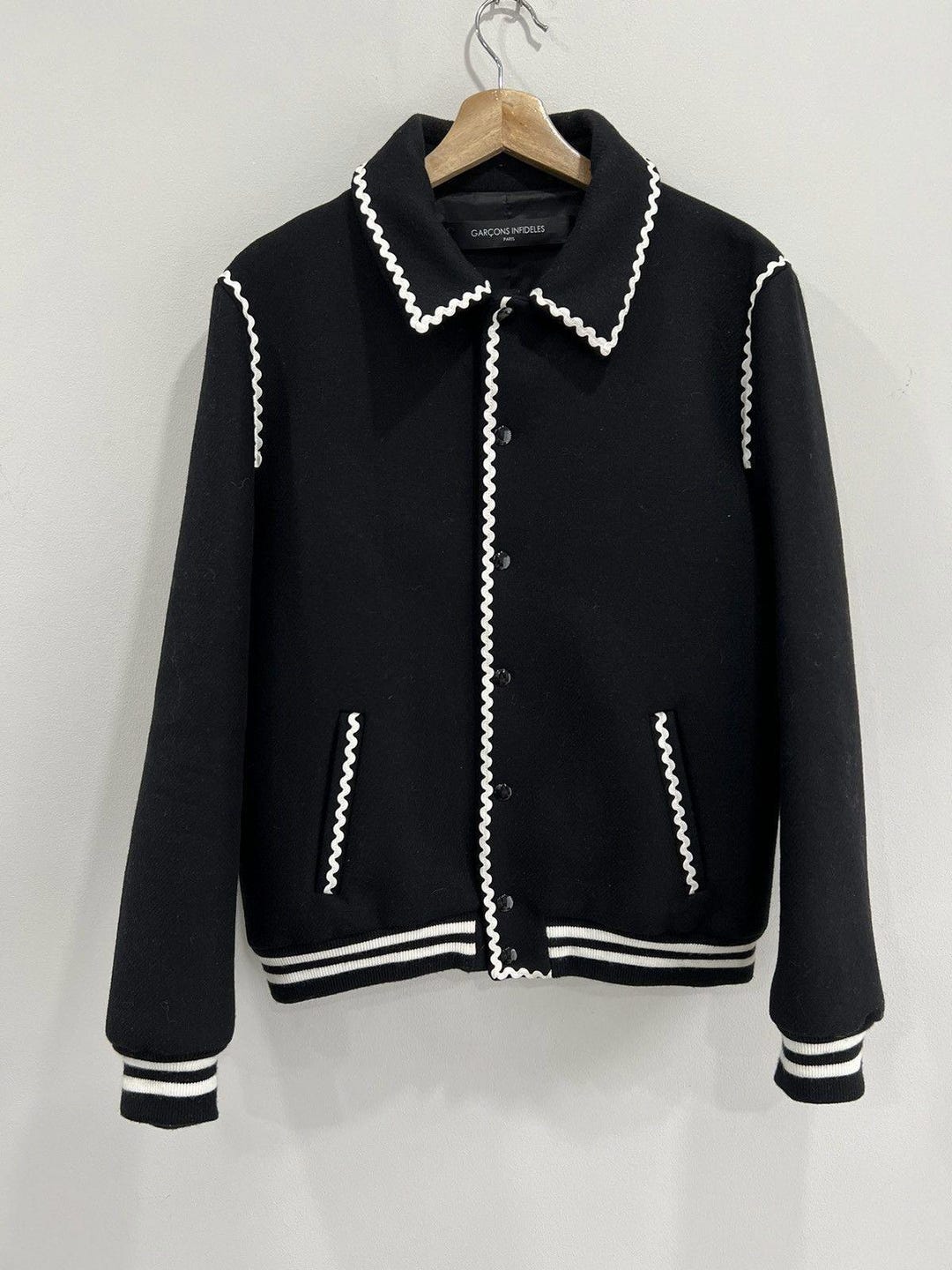 Mens Garcons Infideles Marvin Teddy Jacket Celine Laurent - Etsy