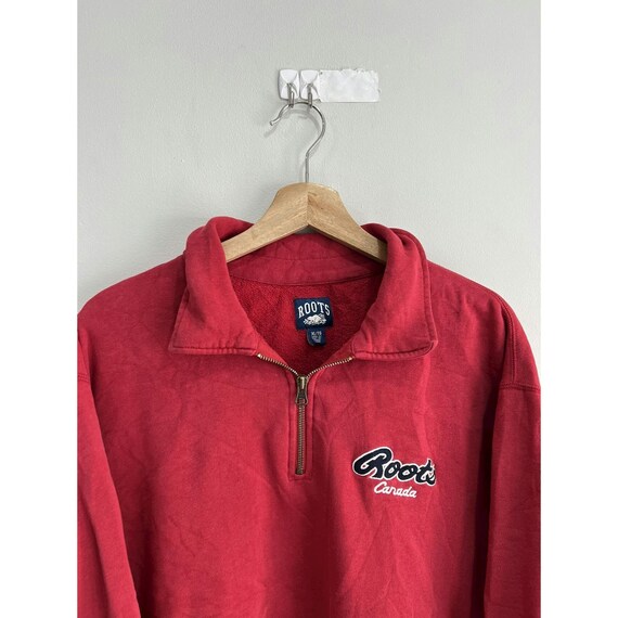 Quarter zip sweater roots new arrivals