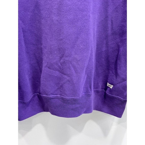 Vintate 90s Blank Sweater sweatshirt purple - image 3