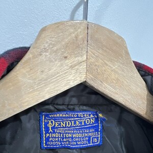 Vintage Pendleton Plaid Button Up Shirt 16 image 5