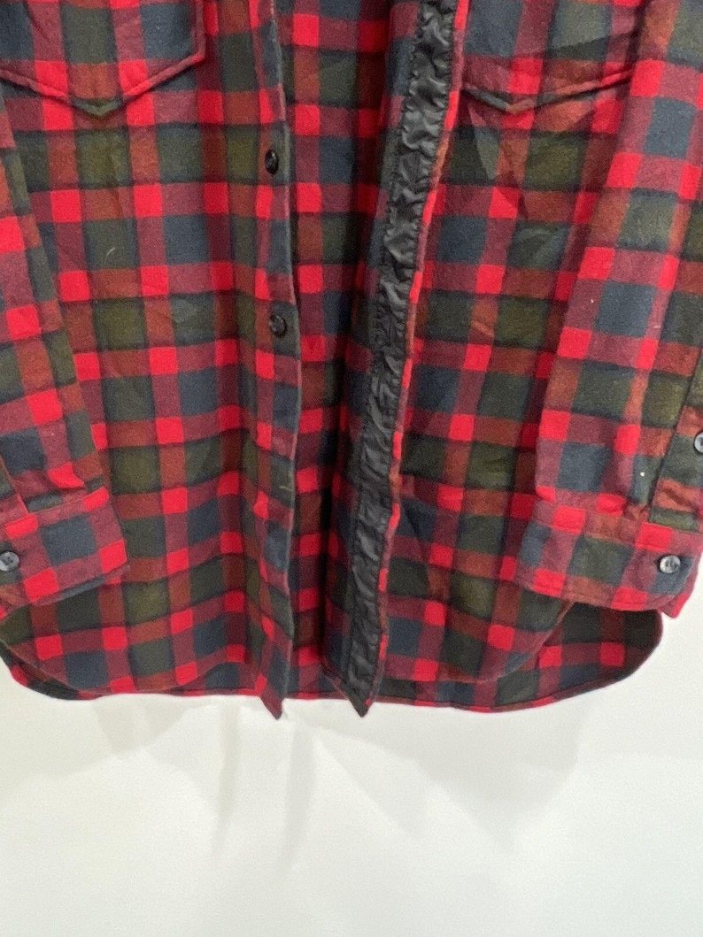 Vintage Pendleton Plaid Button Up Shirt 16 image 4