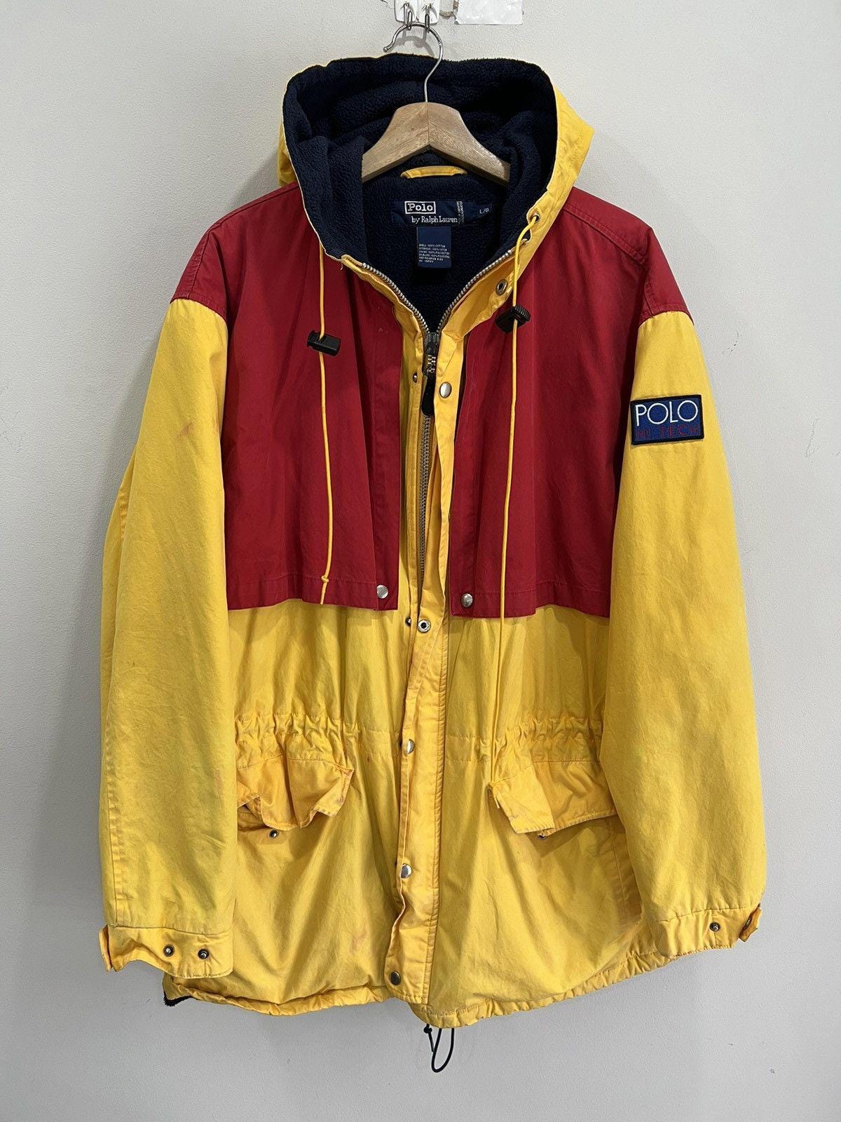 Vintage 90s Ralph Lauren Polo Hi Tech Jacket Usa Snow Beach - Etsy