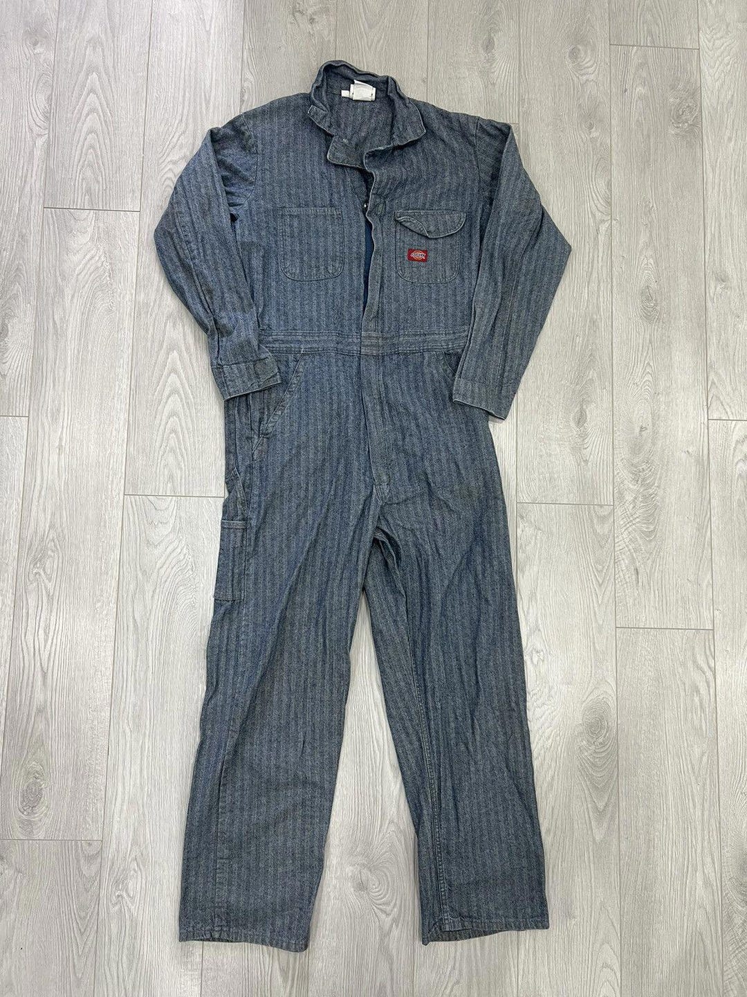 Vintage Dickies Jumpsuit Coveralls 44 Denim - Etsy