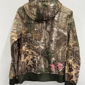 Womens Vintage Camo Real Tree mossy oaks hoodie under armour image 2