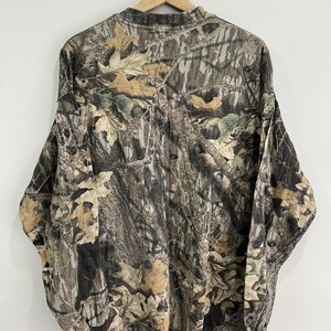 Vintage Real Tree Camo Longsleeve Shirt mossy oaks crewneck image 2