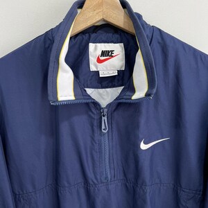 Vintate 90s Nike Pullover jacket swoosh check image 4
