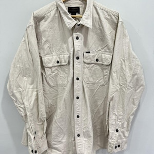 Mens Filson Field Flannel Button Up Shirt 3XL image 1