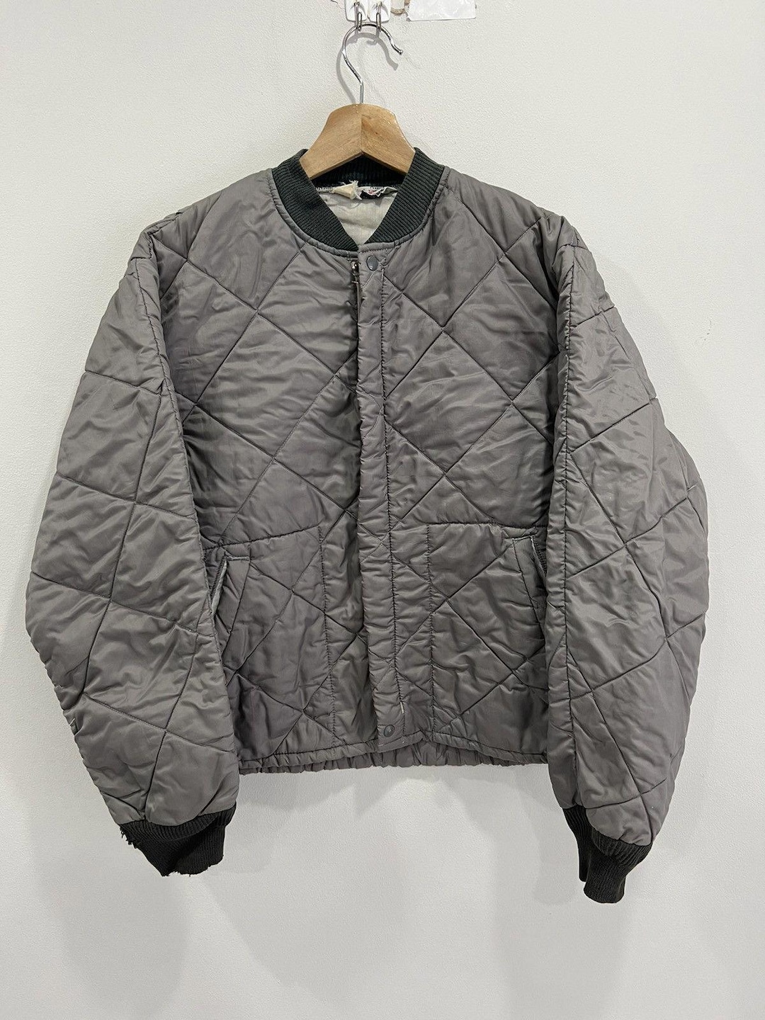ジャケット・アウター Towncraft PREP Quilted Liner  Parker Vintage Penneys Towncraft Quilted Liner Jacket - Etsy