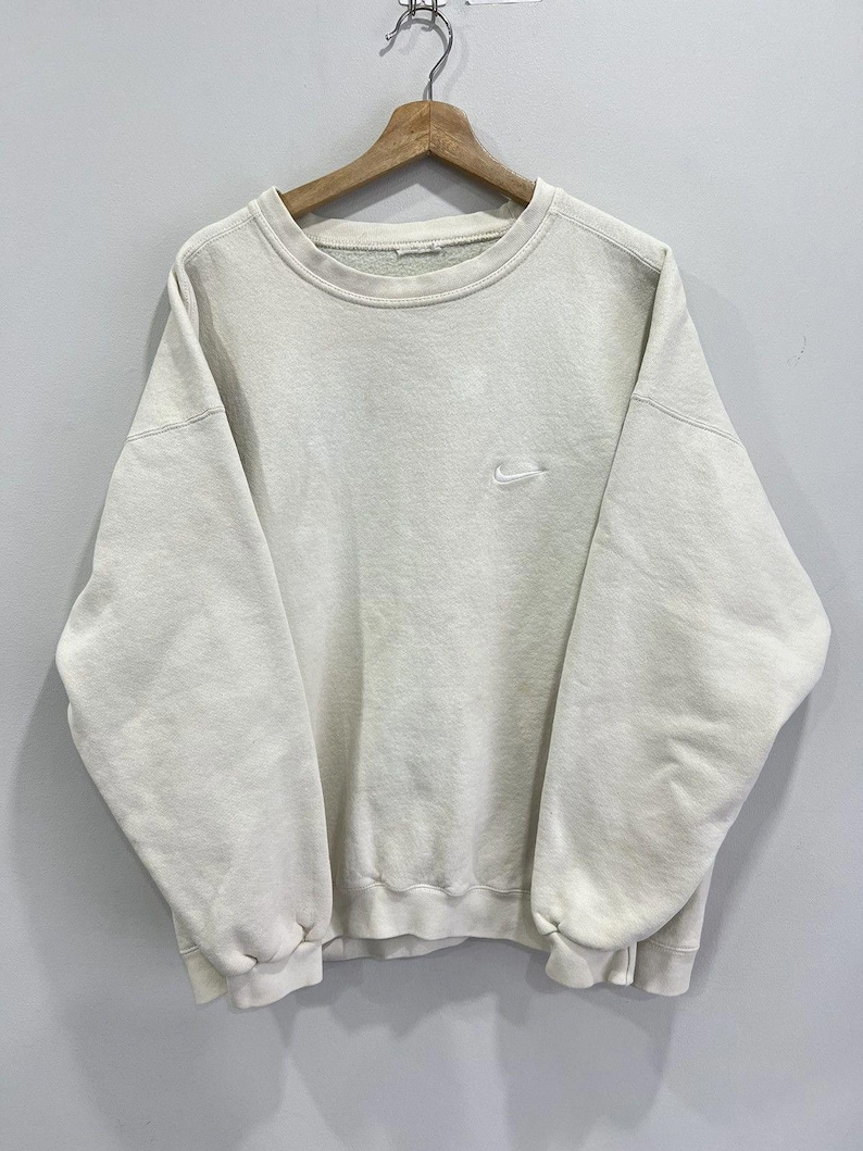 Sudadera Nike vintage con estampado de cuadros Swoosh imagen 1