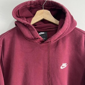 Vintage Y2K Nike Hoodie Sweater swoosh check image 2