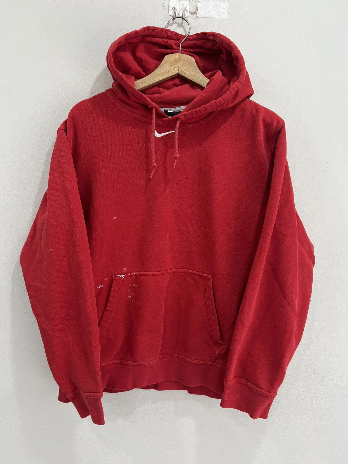 vintage nike middle swoosh hoodie