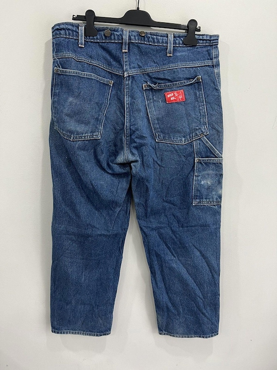 Vtg Wild Ass Denim Double Knee Jeans Pants 38x30 Workwear - Etsy