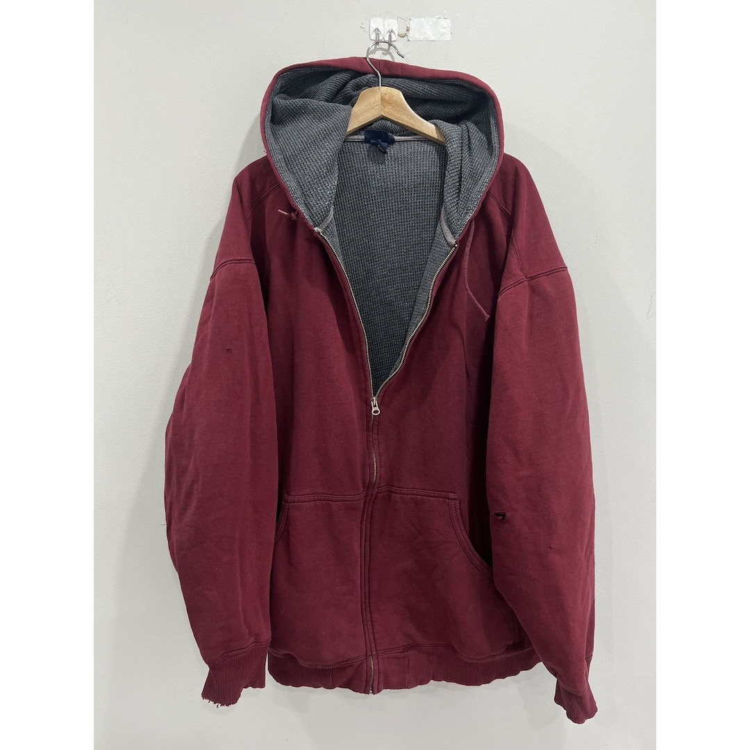 トップス Vintage Sunfade Zip Shirt Vintage Sun Faded Thermal Lined