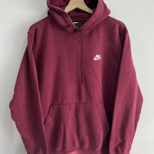Vintage Y2K Nike Hoodie Sweater swoosh check image 1