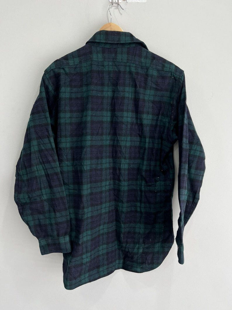 Vintage Pendleton Kariertes Hemd grün Bild 3
