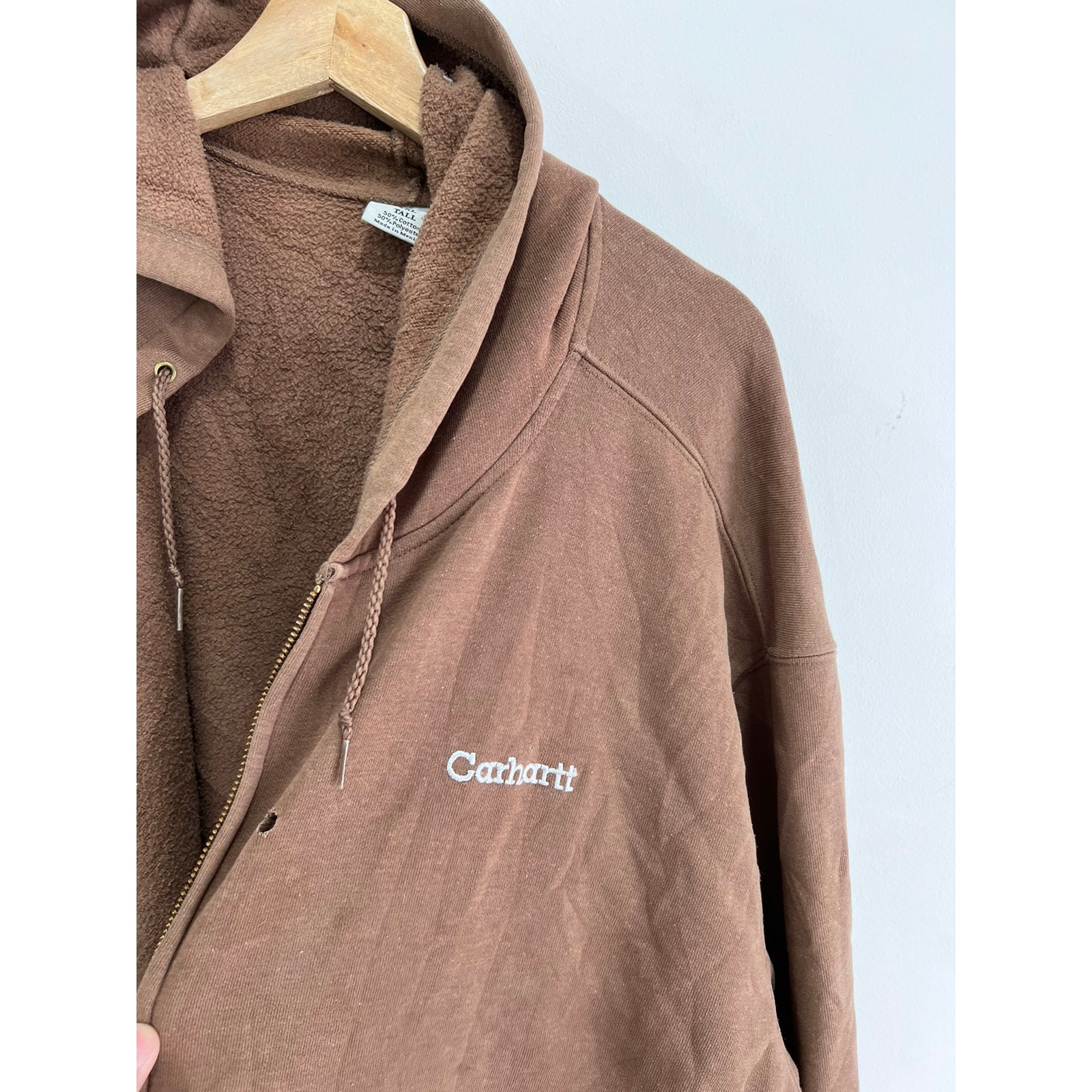 トップス 90s vintage Carhartt Hoodie Fade brown 90s vintage Carhartt Hoodie Fade brown トップス