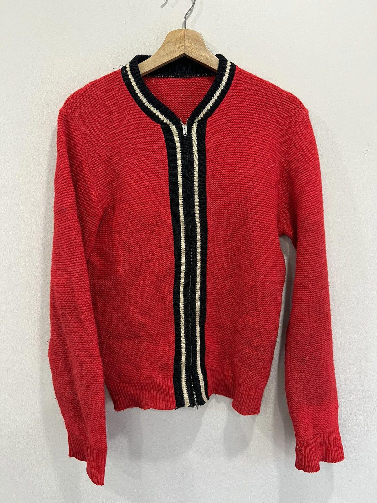 60s Zip Sweater - Etsy