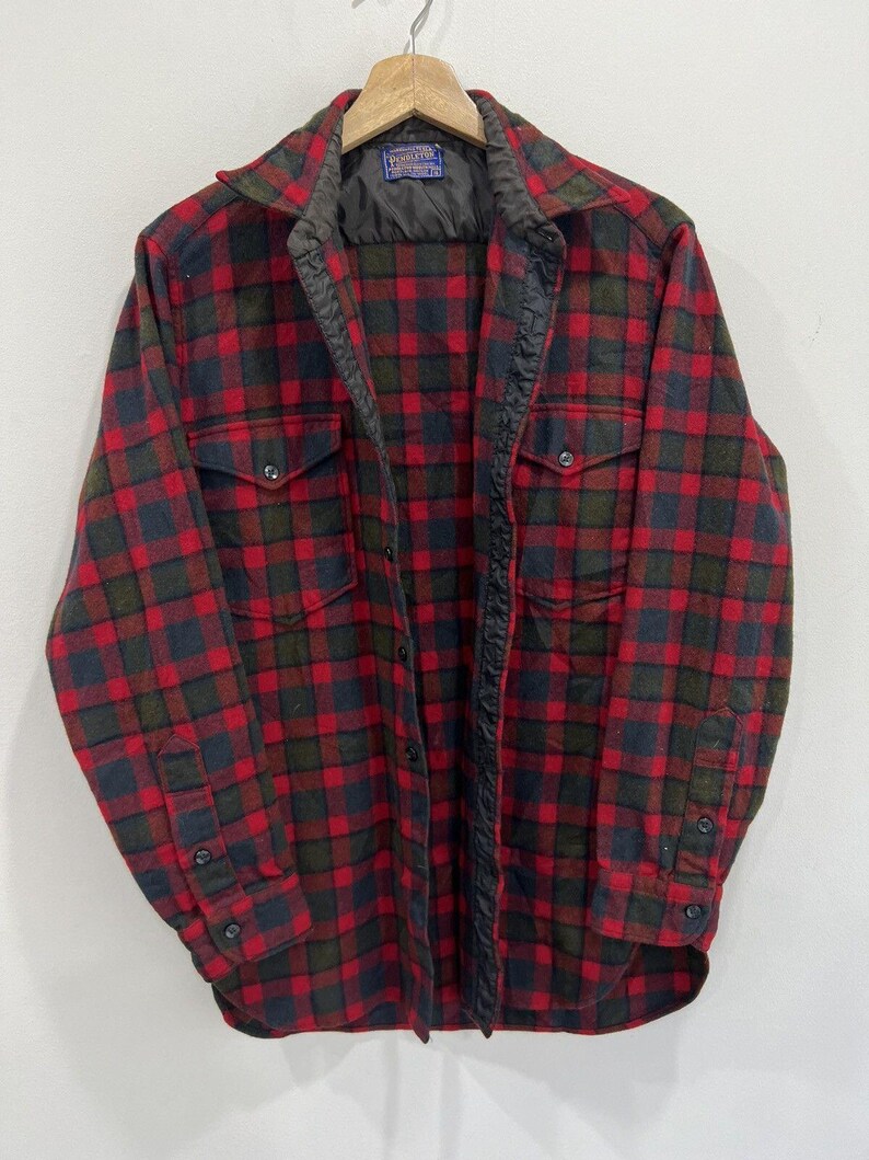 Vintage Pendleton Plaid Button Up Shirt 16 image 1