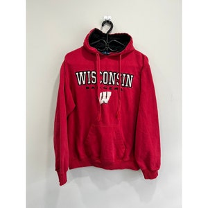 Vintage Wisconsin Badgers Sweater hoodie image 1