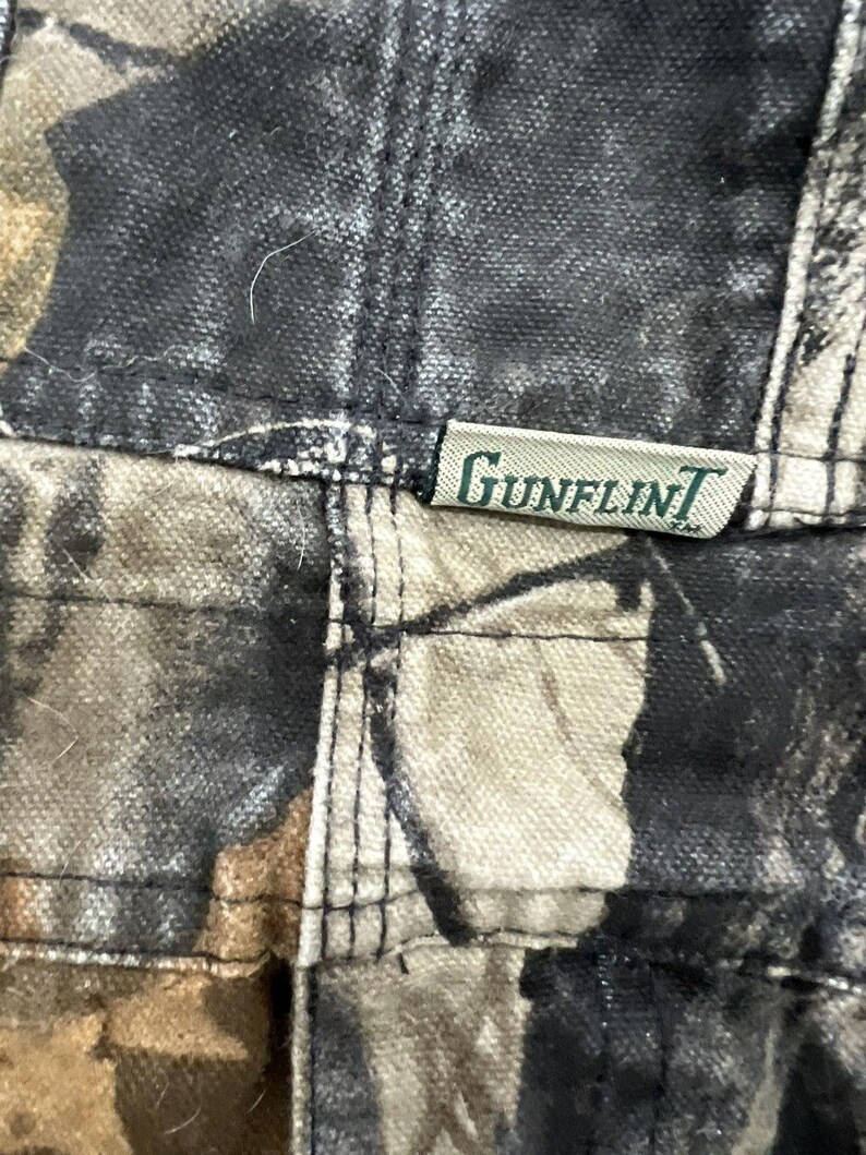 Vintage Camo Real Tree Overalls Mossy Oaks pants 36x34 image 5