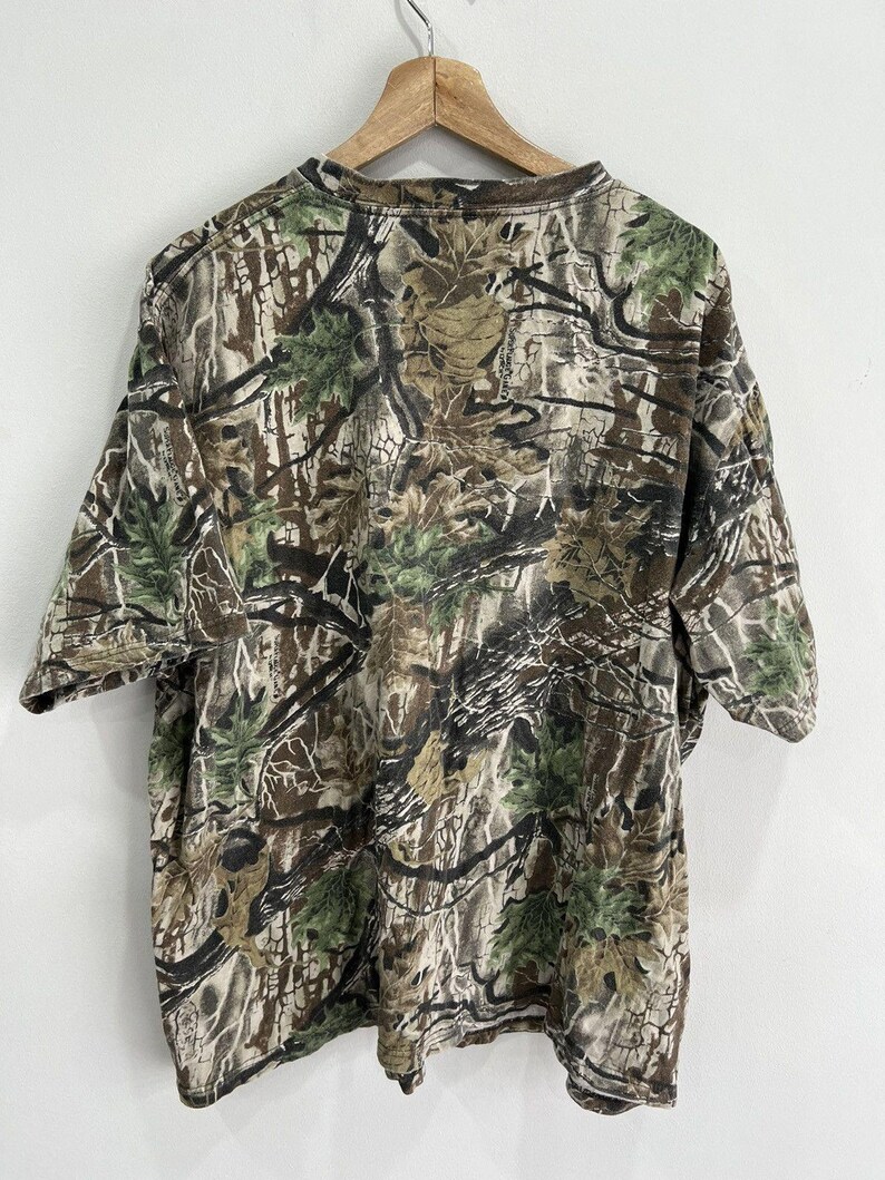 Vintage Camo Real Tree tee shirt mossy oak xxl image 2