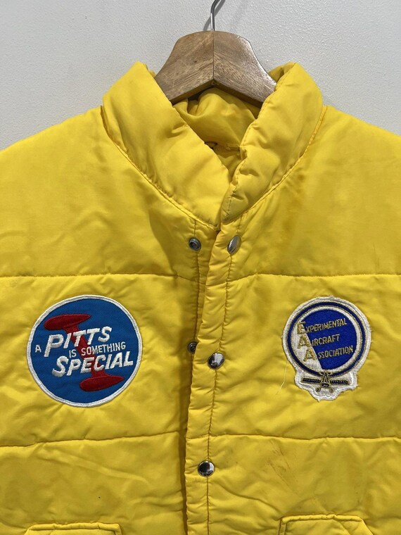 Vintage Osh Kosh EAA Light Vest patchwork payches - image 3