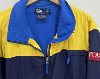 POLO HITECH JACKET　90s Rare✨ Vintage Polo Hi Tech Ralph Lauren Jacket Fleece Lined