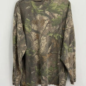 Vintage Camo Mossy Oaks Longsleeve Shirt real tree image 3