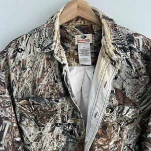 Vintage Real Tree Camo Button Up shirt mossy oak image 4
