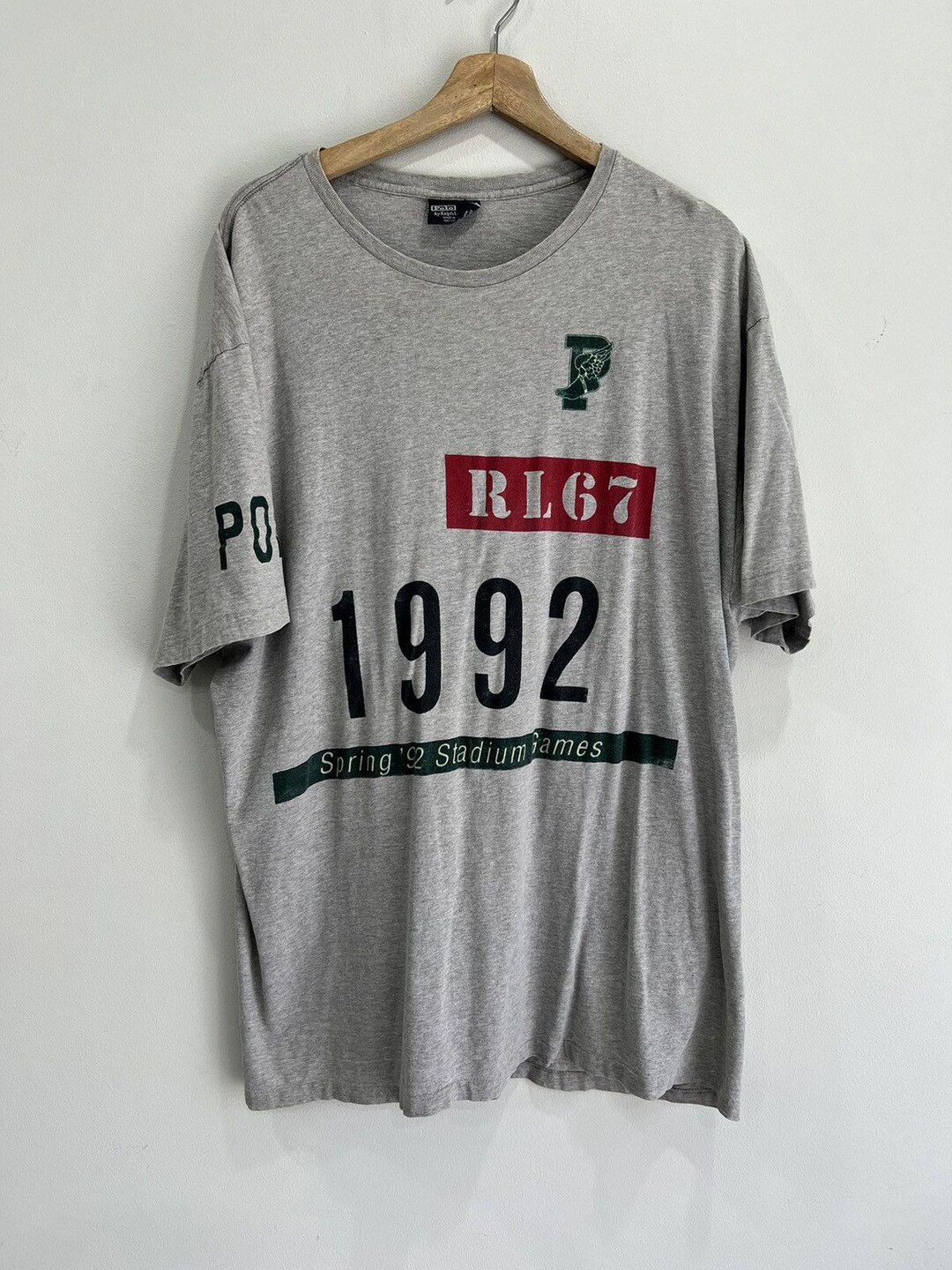 ウェア POLO SPORT rugger shirt 1992 Polo Ralph Lauren Winter Stadium 1992 Rugby Shirt size M