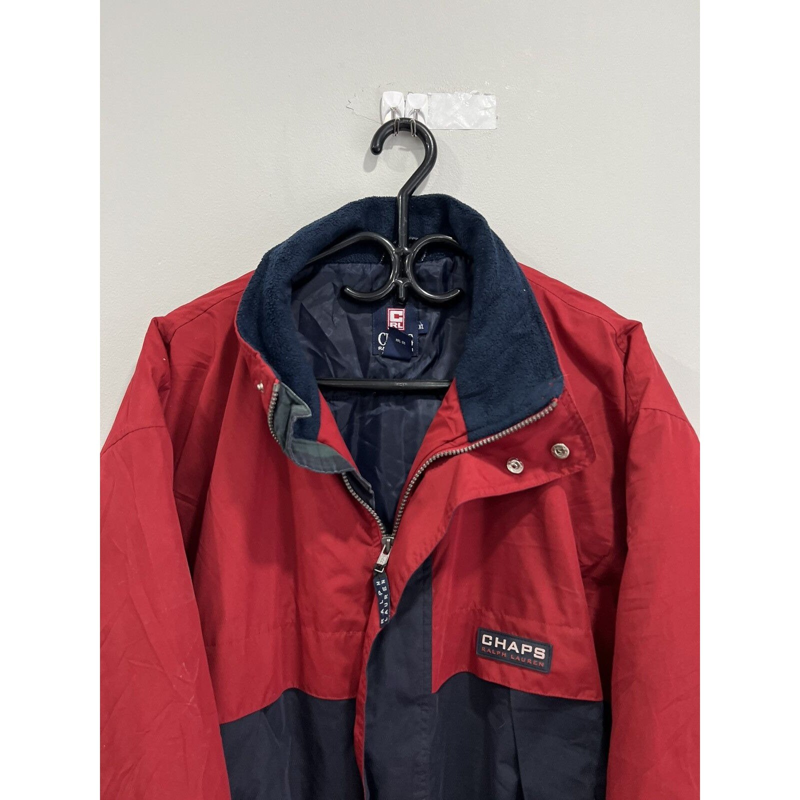 ジャケット・アウター 80s Chaps ralph lauren blouson jacket Vintage Chaps Ralph Lauren Mens Denim Jacket L Flannel Lined