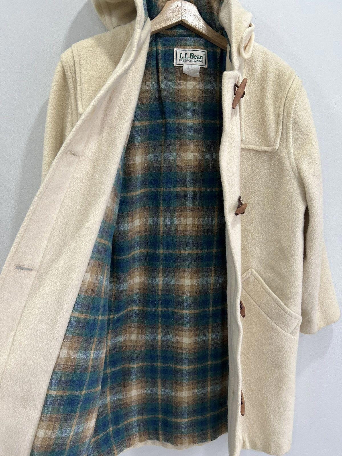 ヴィンテージ 90年代 LL Bean トグルコート ジャケット チェック柄 