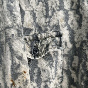 Vintage Camo Real Tree Button Up Shirt mossy oaks 3XL image 3