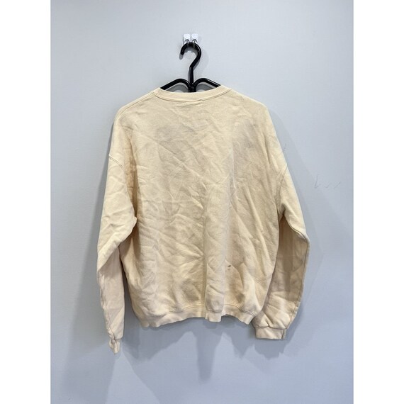 Vintage 90s Blank Sweater Sweatshirt yellow - image 2