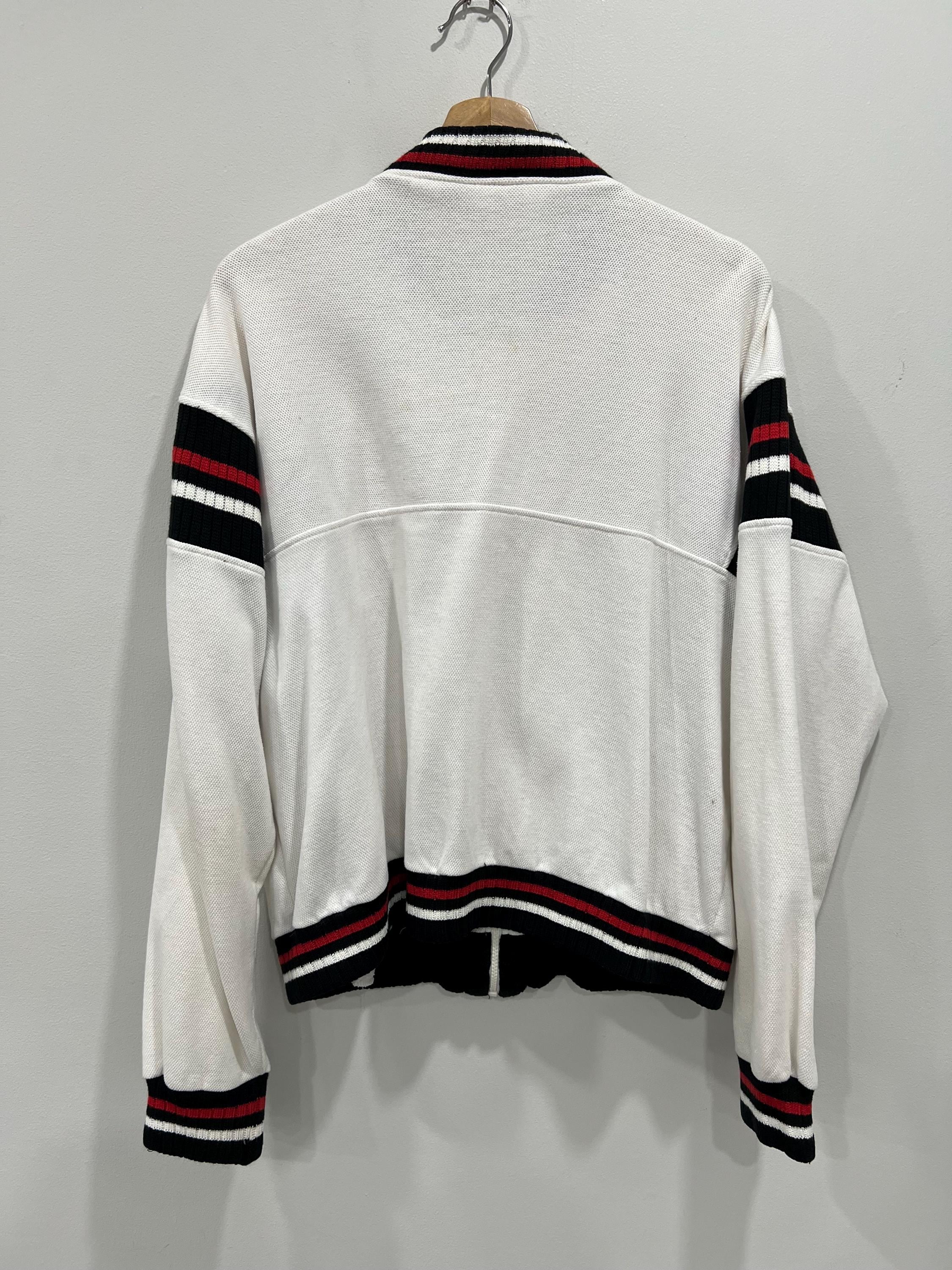 Vintage 80s Christian Dior Zip up Sweater White L - Etsy Israel
