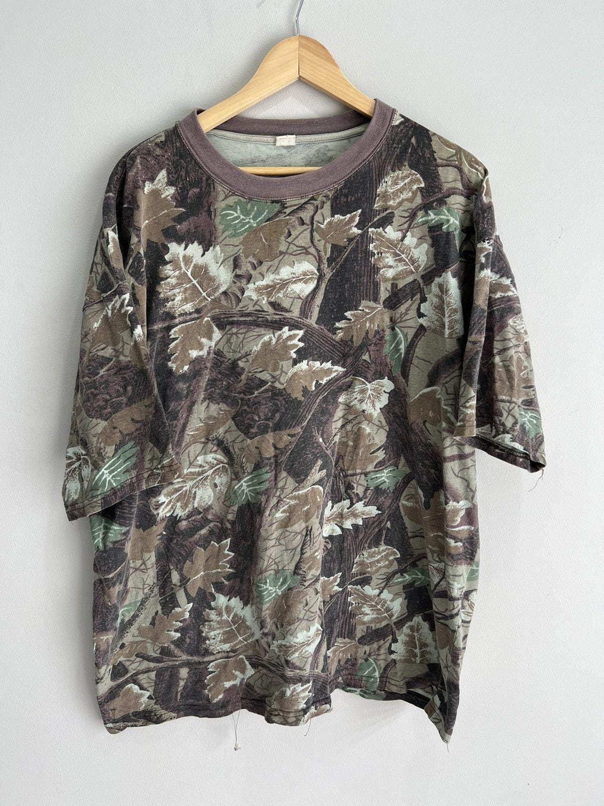 Camiseta Vintage Camo Real Tree Mossy Oak