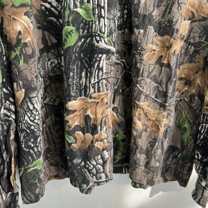 Vintage Real Tree Camo Longsleeve Shirt mossy oaks crewneck image 4