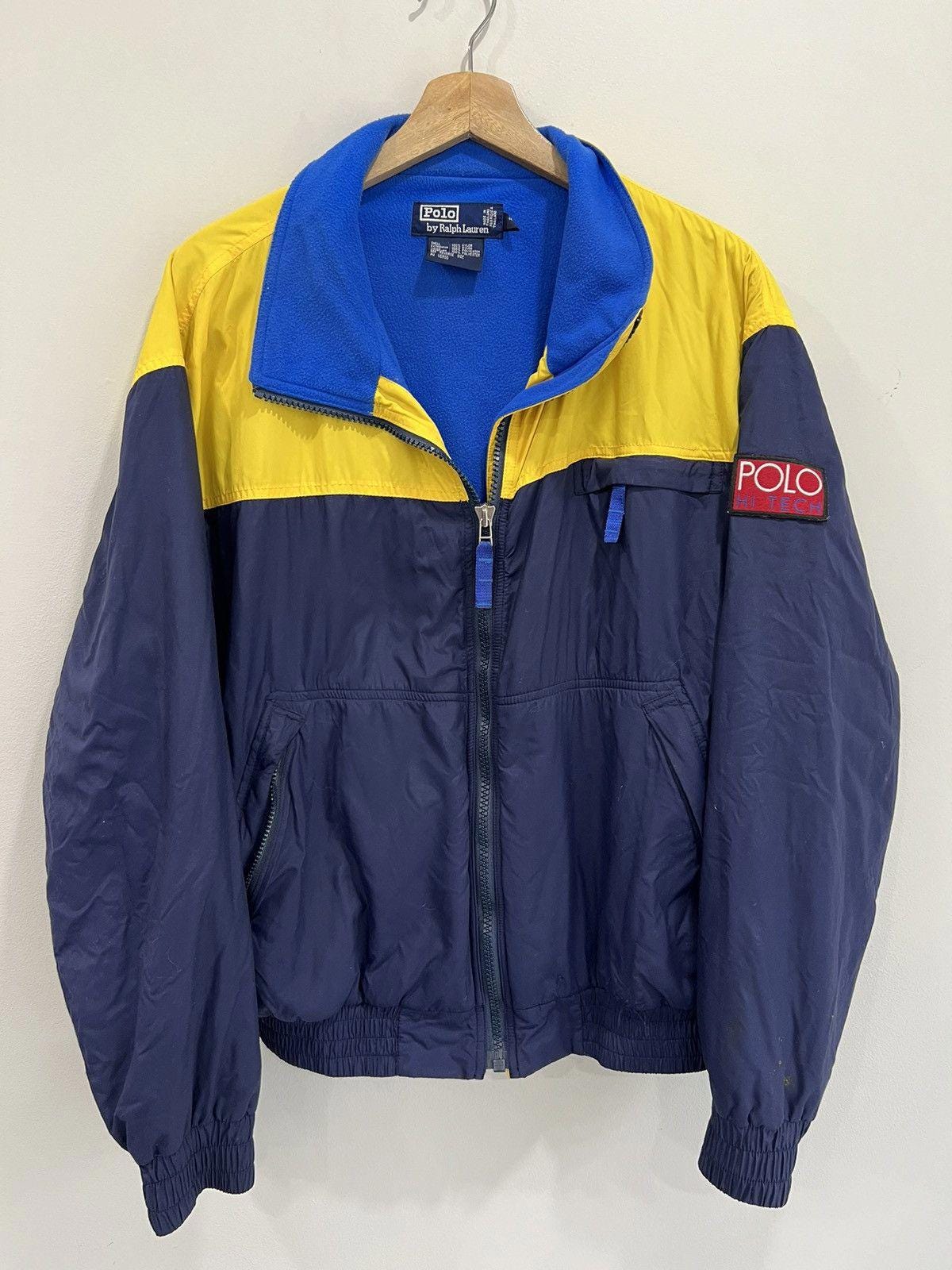 90’s POLO by Ralph Lauren OILD jacket 90's Polo by Ralph Lauren Yellow Zip Up Jacket