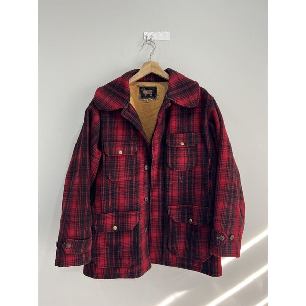 Vintage Woolrich Plaid Wool Jacket size